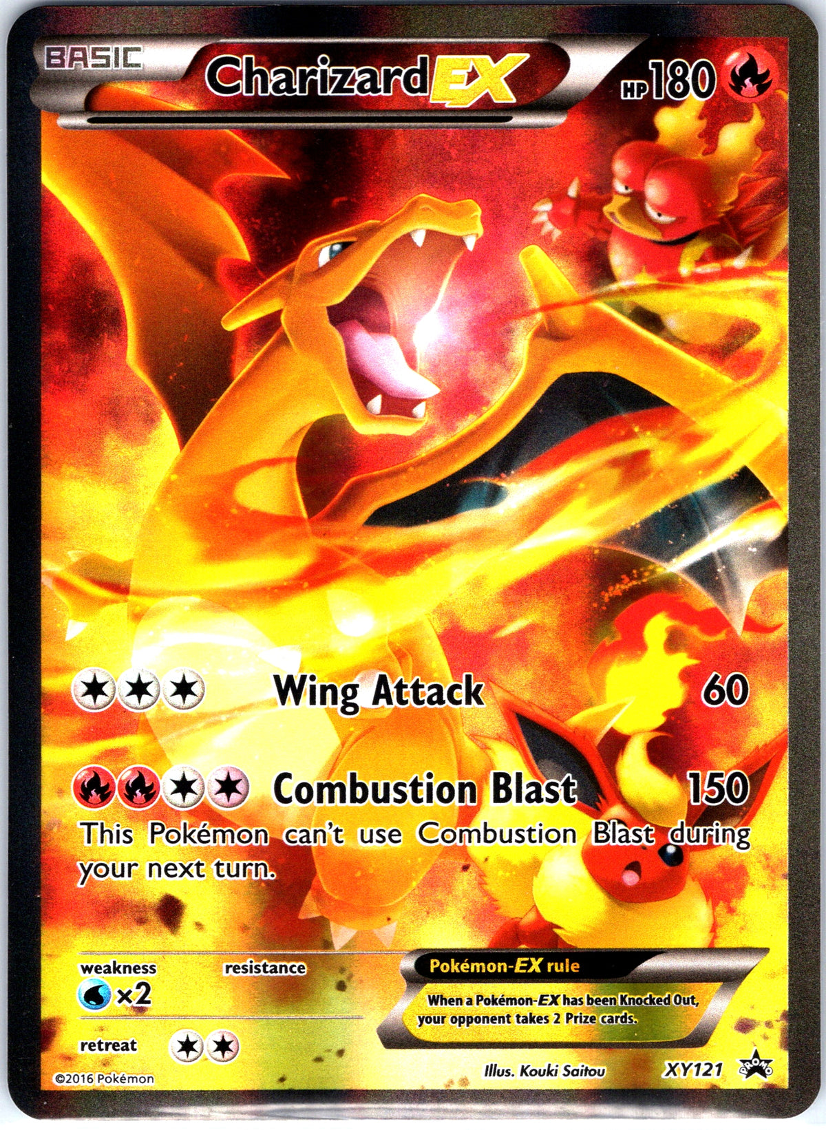 Charizard EX XY121, Black Star Promo