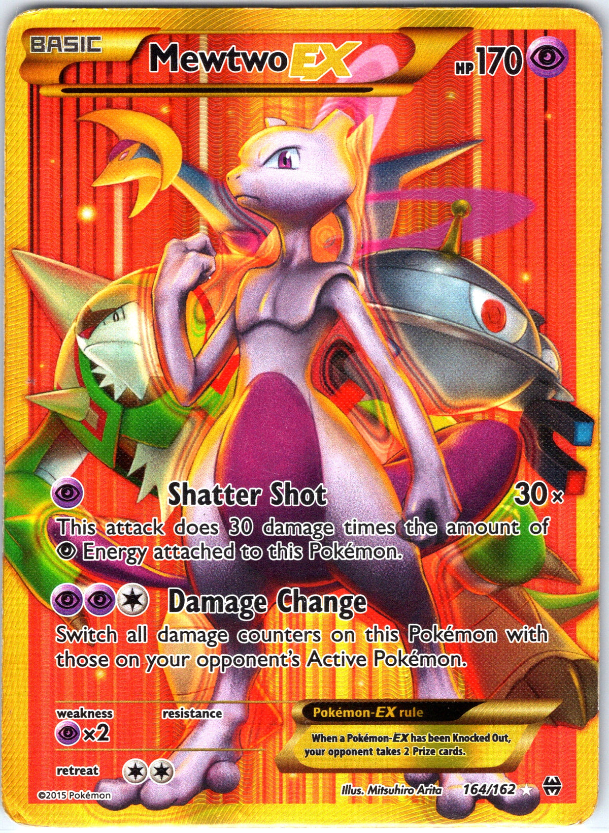 Mewtwo EX 164/162, BREAKthrough, Secret Rare