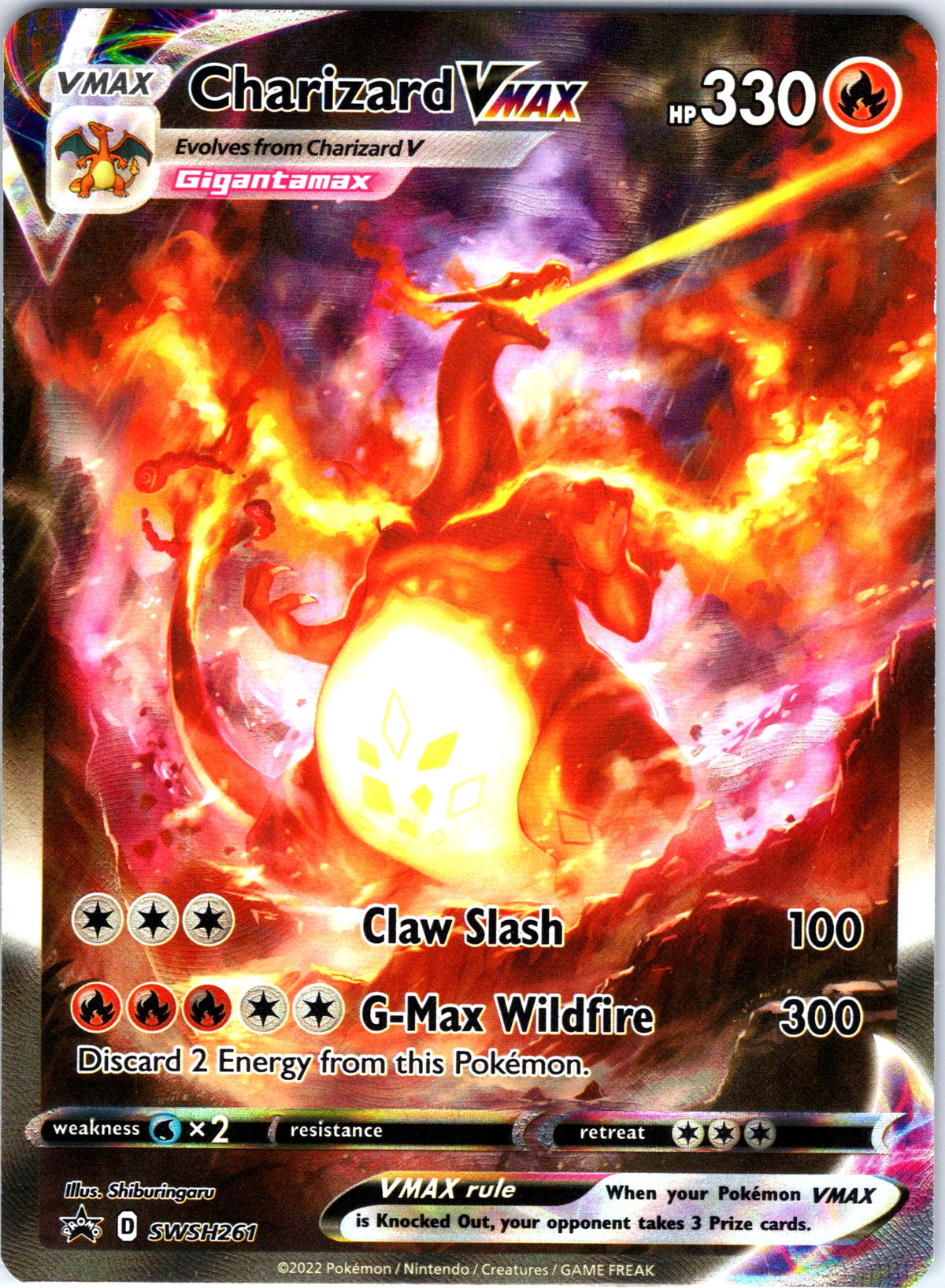 Charizard VMAX SWSH261, Black Star Promo