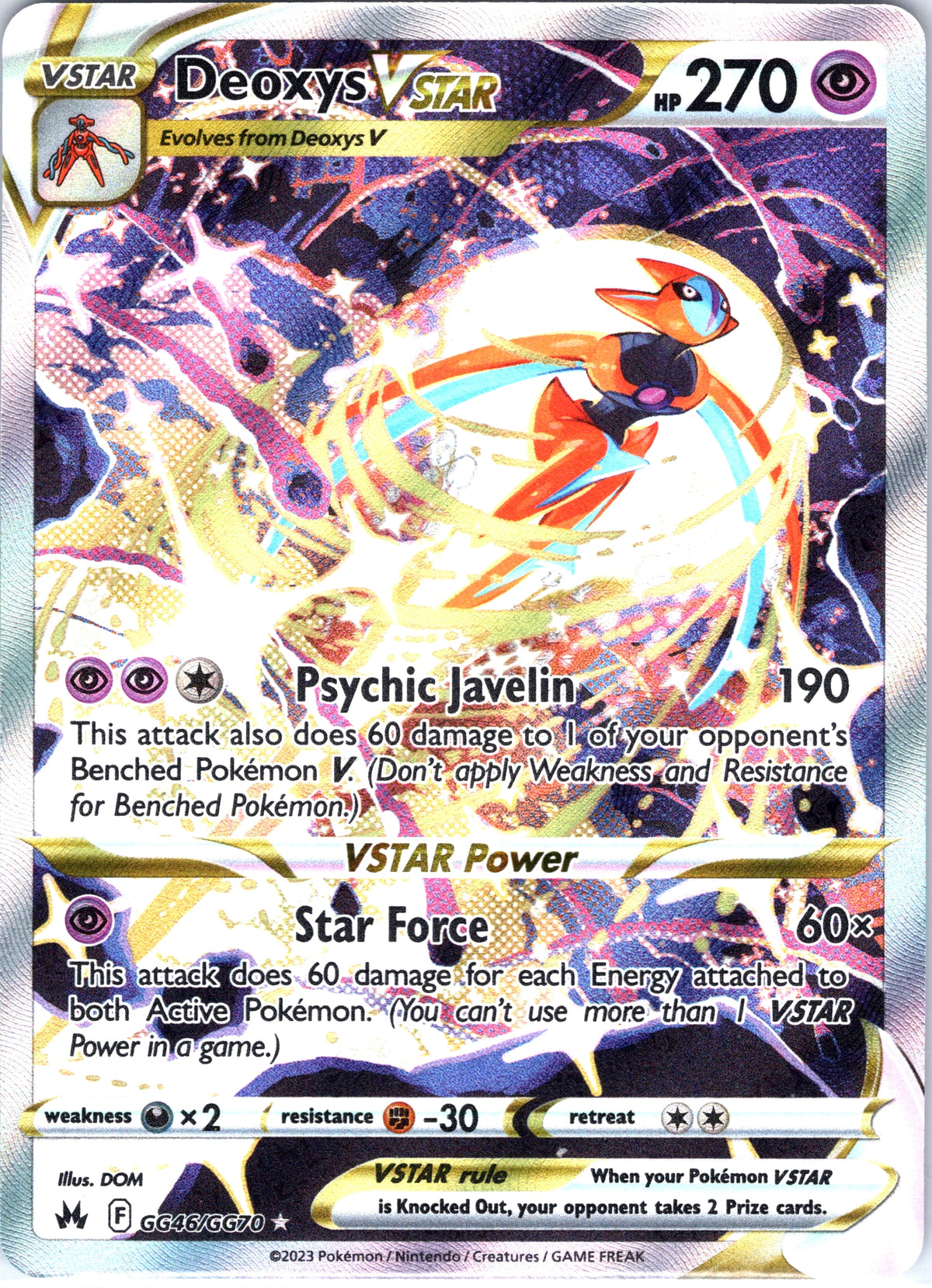 Deoxys VSTAR GG46/GG70, Crown Zenith, Alternate Art