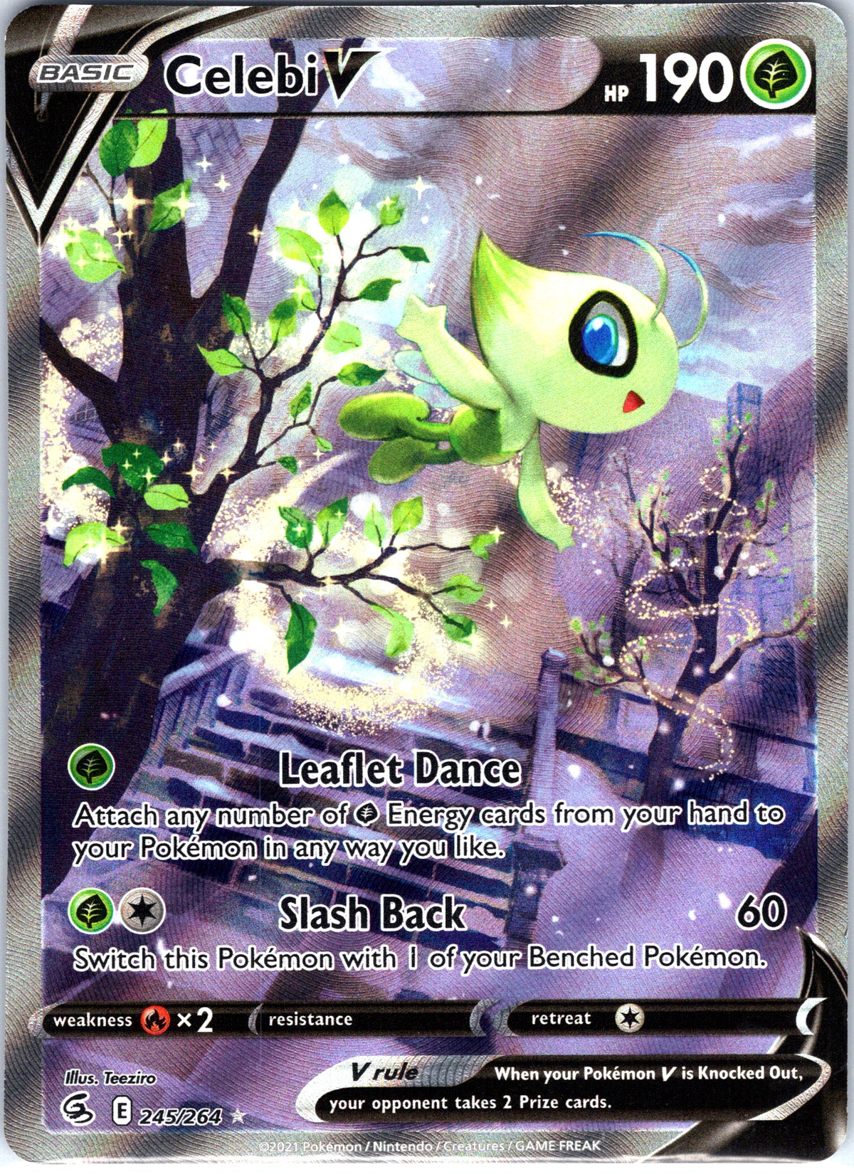 Celebi V 245/264, Fusion Strike, Alternate Art
