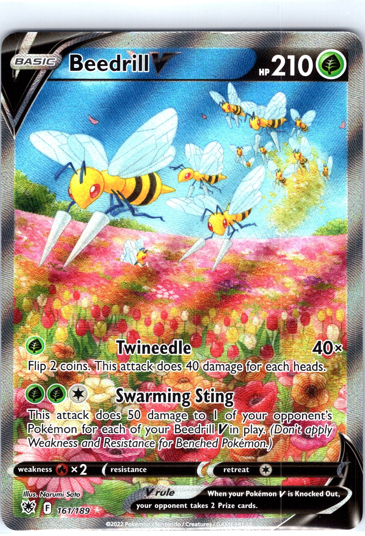 Beedrill V 161/189, Astral Radiance, Alternate Art