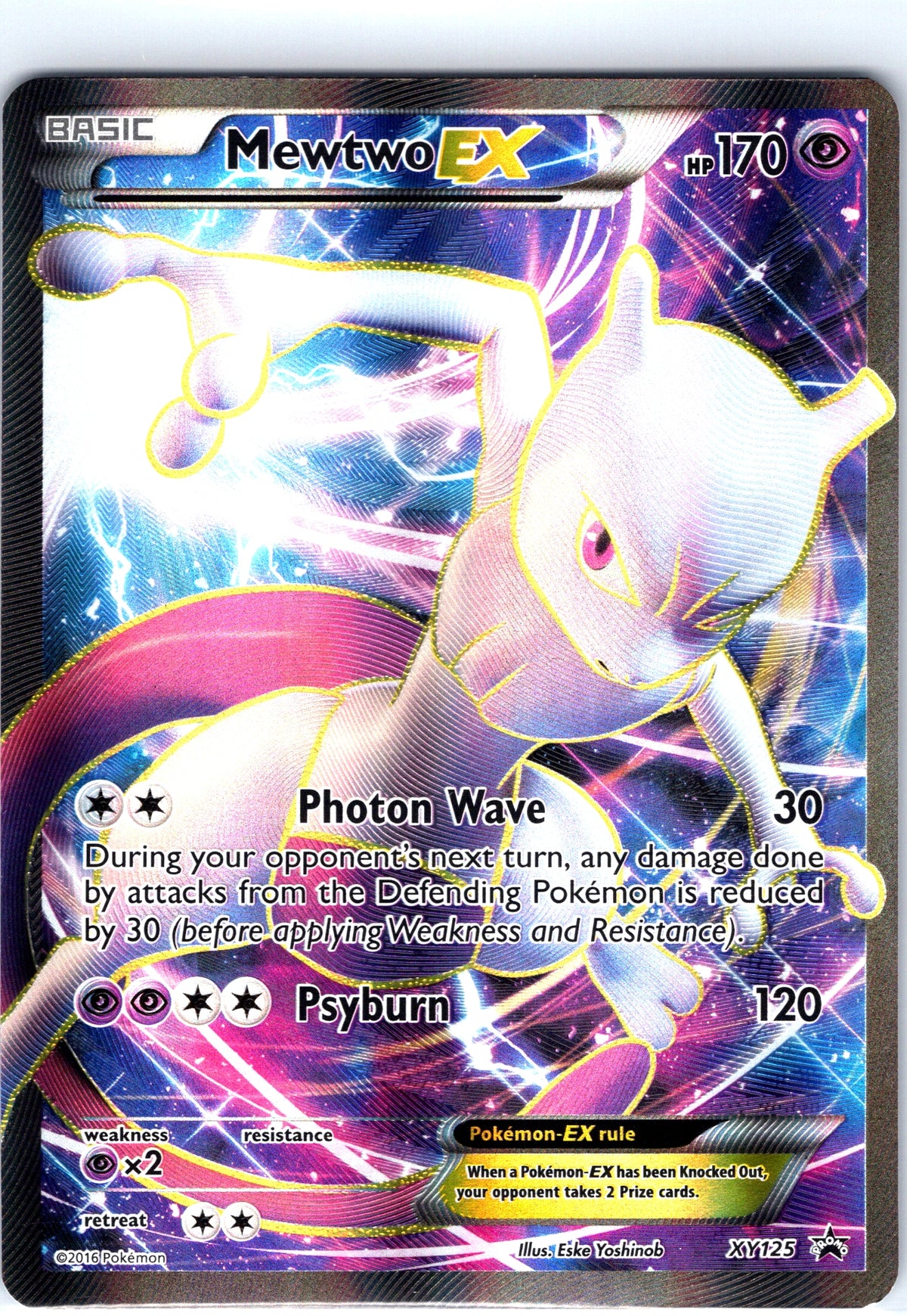 Mewtwo EX XY125, Black Star Promo
