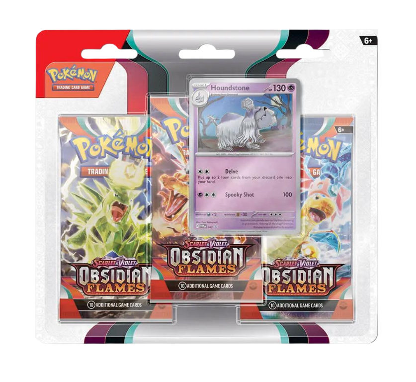 Obsidian Flames 3-Pack Blister (Houndstone)