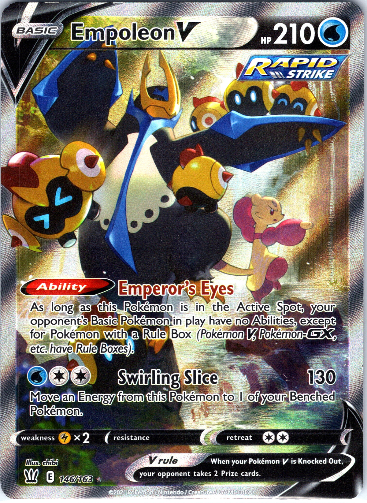 Empoleon V 146/163, Battle Styles, Alternate Art